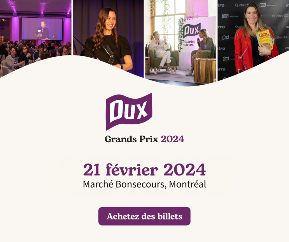 Grands Prix DUX 2024 – Dévoilement des finalistes ! 