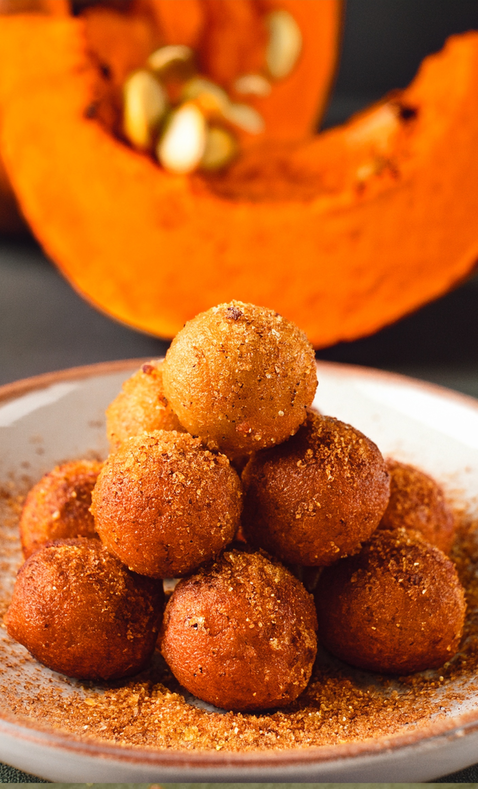 Bouchées dorées de citrouille