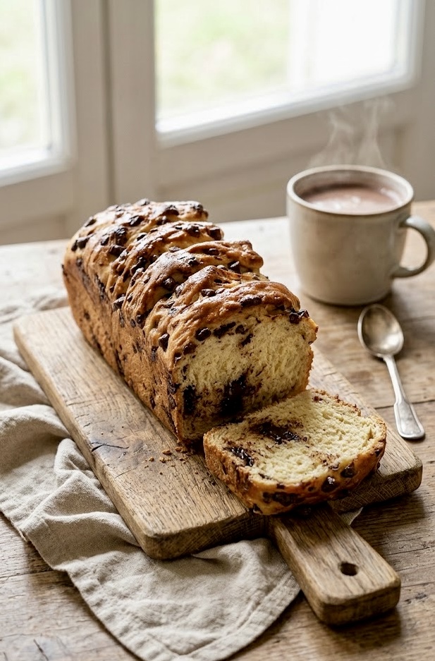 BRIOCHE AU CHOCOLAT NOIR & FLEUR DE SEL